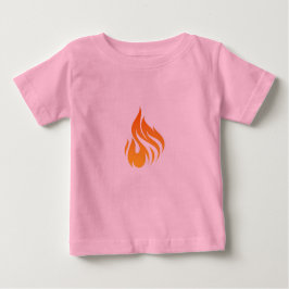 Camiseta De Bebé Diseño de arte de fuego
