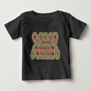 Camiseta De Bebé Diseño de Arte de Impresión Hakuna Matata Hablar D