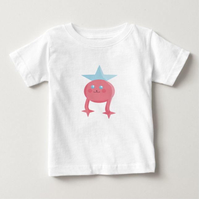 Camiseta De Bebé Diseño de arte para niños adorable hada rosa azul (Anverso)