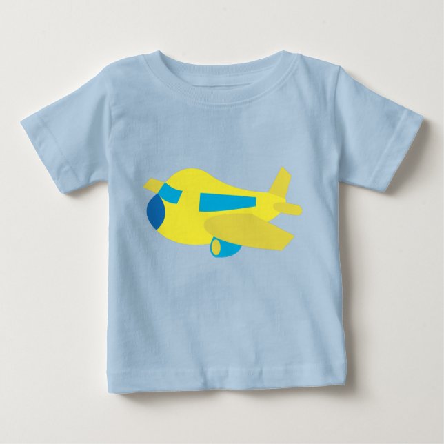 Camiseta De Bebé Diseño de avión (Anverso)