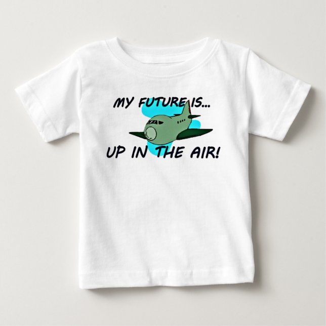 Camiseta De Bebé diseño de aviones para niños pequeños (Anverso)
