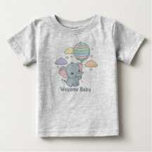 Diseño de Bienvenida Elefante Bebé