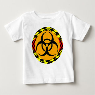 Camiseta De Bebé Diseño de Biohazard por Kenneth Yoncich