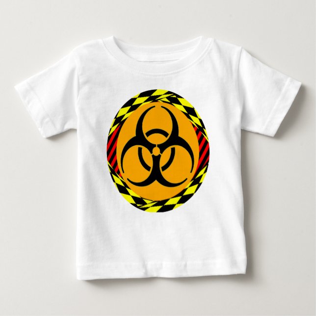 Camiseta De Bebé Diseño de Biohazard por Kenneth Yoncich (Anverso)