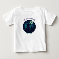 Diseño de bruja en ropa infantil ligera