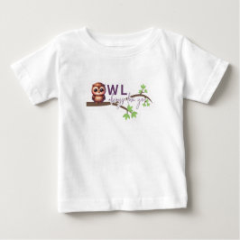Camiseta De Bebé Diseño de búho adorable