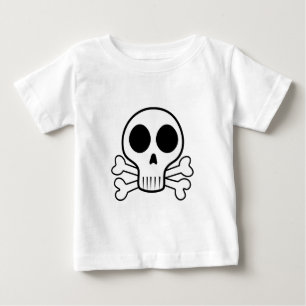 Camiseta De Bebé Diseño de calavera pirata