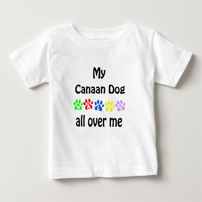 Camiseta De Bebé Diseño de Caminatas Canaan (Anverso)