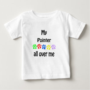 Camiseta De Bebé Diseño de caminatas de puntero