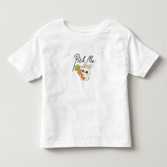 Camiseta De Bebé Diseño de conejo adorable (Anverso)