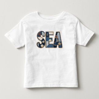Camiseta De Bebé Diseño de costura costera PNG de colcha de mar pat