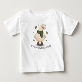 Camiseta De Bebé Diseño de dibujos animados acogedores de otoño