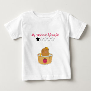 Camiseta De Bebé Diseño de dibujos animados de carpincho kawaii lin