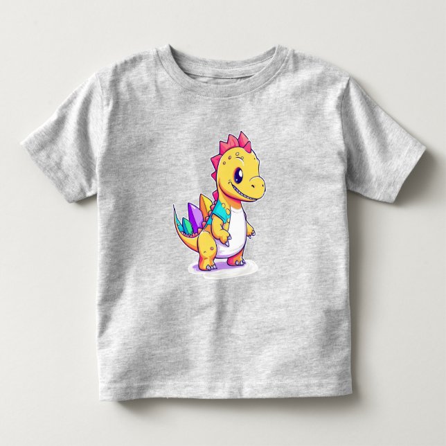 Camiseta De Bebé Diseño de dinosaurios para bebés pequeños (Anverso)