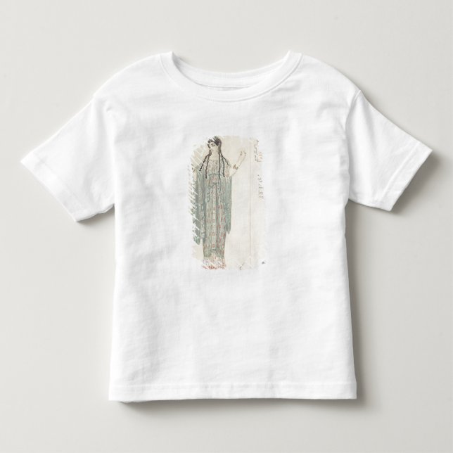 Camiseta De Bebé Diseño de disfraces de dama en espera para Hippoly (Anverso)