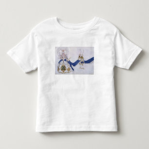 Camiseta De Bebé Diseño de disfraces para la Reina y sus páginas, d