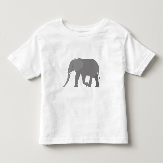 Camiseta De Bebé Diseño de elefantes (Anverso)