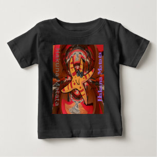 Camiseta De Bebé Diseño de Estrella de Mar Hakuna Matata