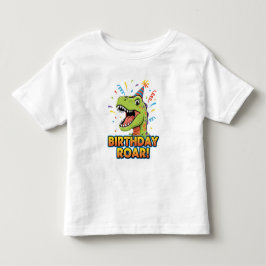 Camiseta De Bebé Diseño de fiesta de cumpleaños de dinosaurio adora