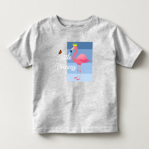 Camiseta De Bebé Diseño de flamenco rosa Little Princess - Fin para