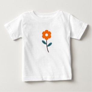 Camiseta De Bebé diseño de flor de bebé