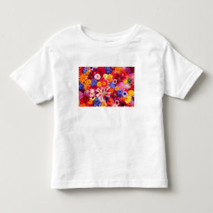 Camiseta De Bebé Diseño de flores de Dalia, Lirios Orientales,