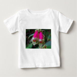 Camiseta De Bebé Diseño de flores leopardo