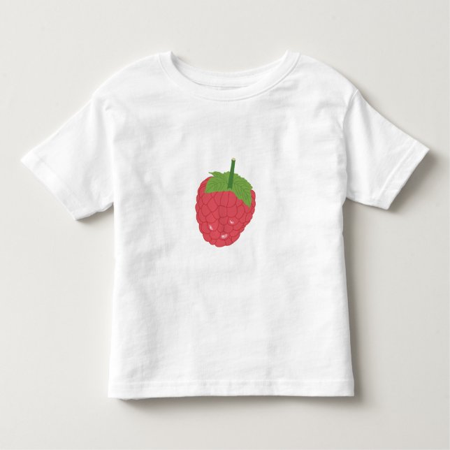 Camiseta De Bebé Diseño de fruta de frambuesa (Anverso)