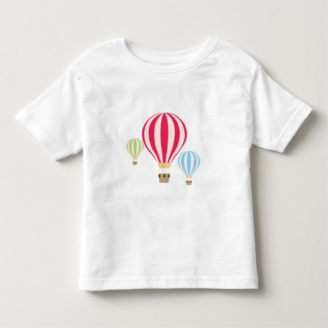 Camiseta De Bebé Diseño de globos aerostáticos (Anverso)