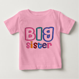 Camiseta De Bebé Diseño de Gran Hermana de Efecto 3D