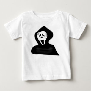 Camiseta De Bebé Diseño de Halloween de Terror de Fantasma de Grito