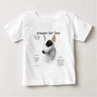 Diseño de historia de Bull Terrier en miniatura