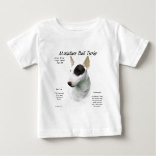 Camiseta De Bebé Diseño de historia de Bull Terrier en miniatura