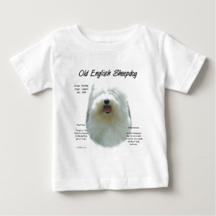 Camiseta De Bebé Diseño de historia de Sheepdog en inglés