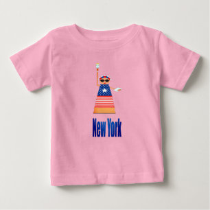Camiseta De Bebé Diseño de iconos de Nueva York