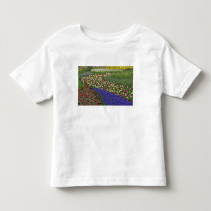 Camiseta De Bebé diseño de jardín de jacinto de uva y tulipanes,