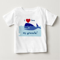 ¡Diseño de la ballena con amor de I mi gruncle!
