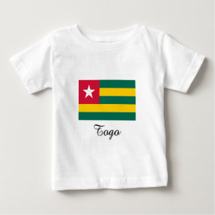 Camiseta De Bebé Diseño de la bandera de Togo