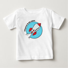 Camiseta De Bebé Diseño de la diversión de la adopción de la nave