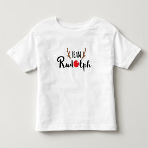 Camiseta De Bebé Diseño de la familia Team Rudolph