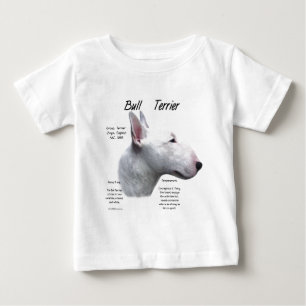 Camiseta De Bebé Diseño de la historia de Bull Terrier (qué)