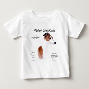 Camiseta De Bebé Diseño de la historia del Greyhound en Italia