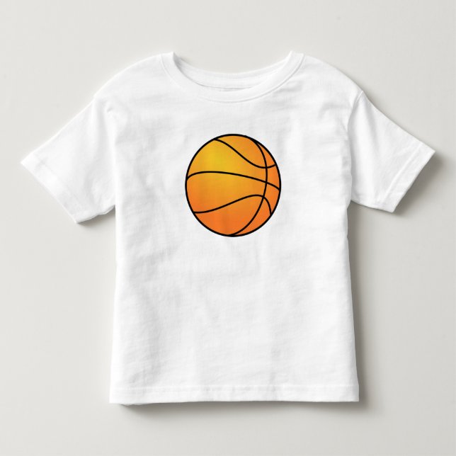 Camiseta De Bebé Diseño de los deportes del baloncesto (Anverso)