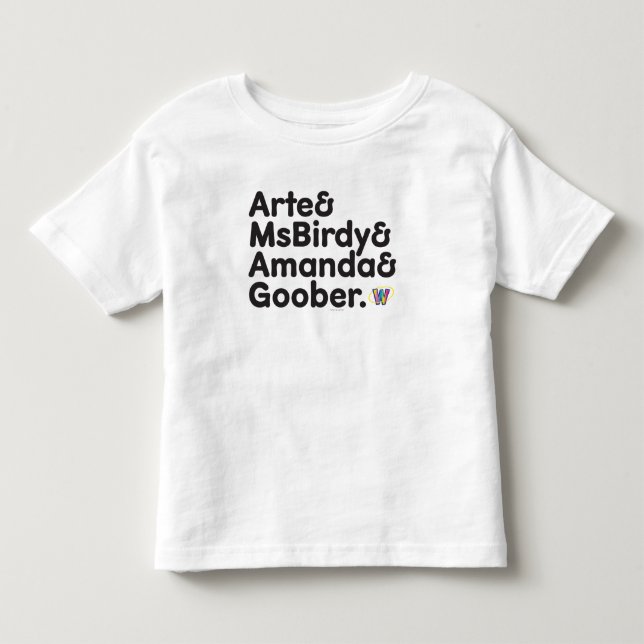 Camiseta De Bebé Diseño de los nombres de Webkinz (Anverso)
