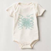 Diseño de luz verde en blanco