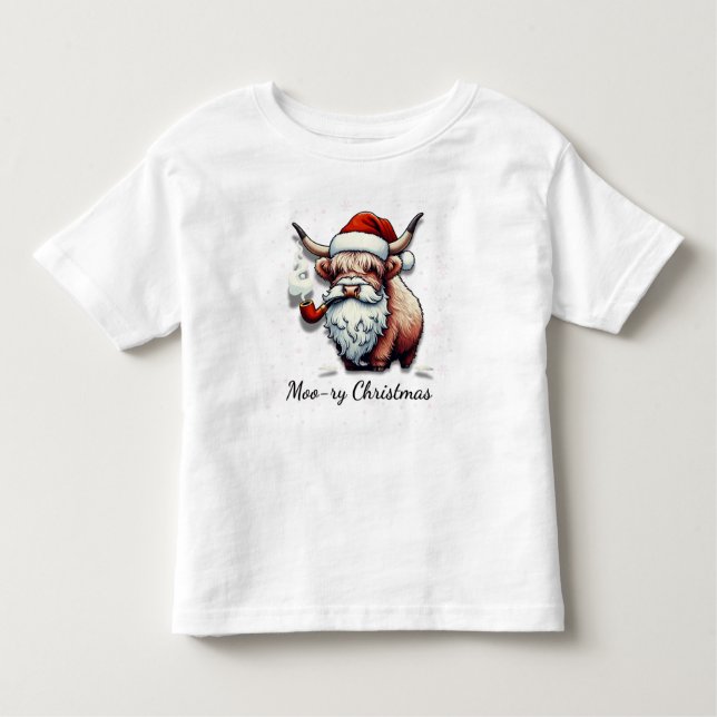 Camiseta De Bebé Diseño de Navidades en moo-ry (Anverso)