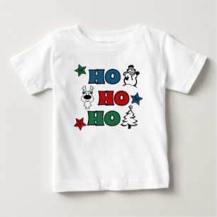 Camiseta De Bebé Diseño de Navidades Ho-Ho-Ho