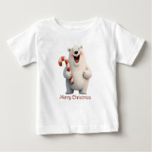 Diseño de osito polar navideño