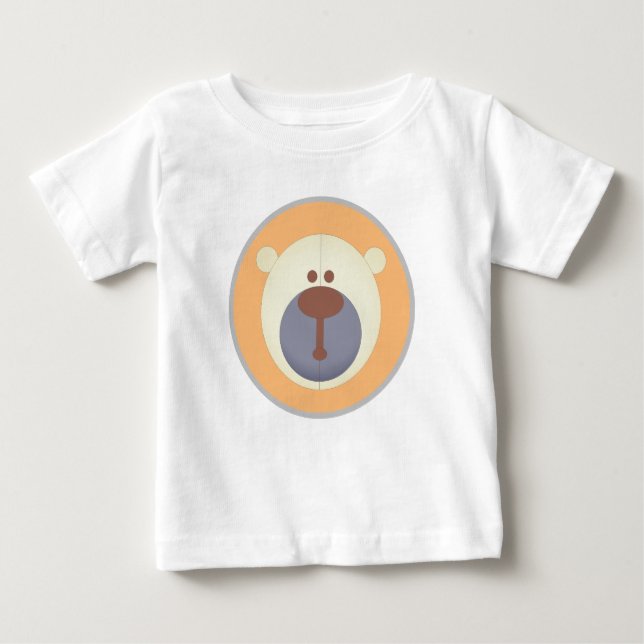 Camiseta De Bebé Diseño de oso (Anverso)