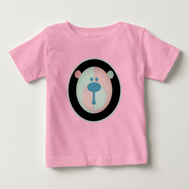 Camiseta De Bebé Diseño de oso (Anverso)